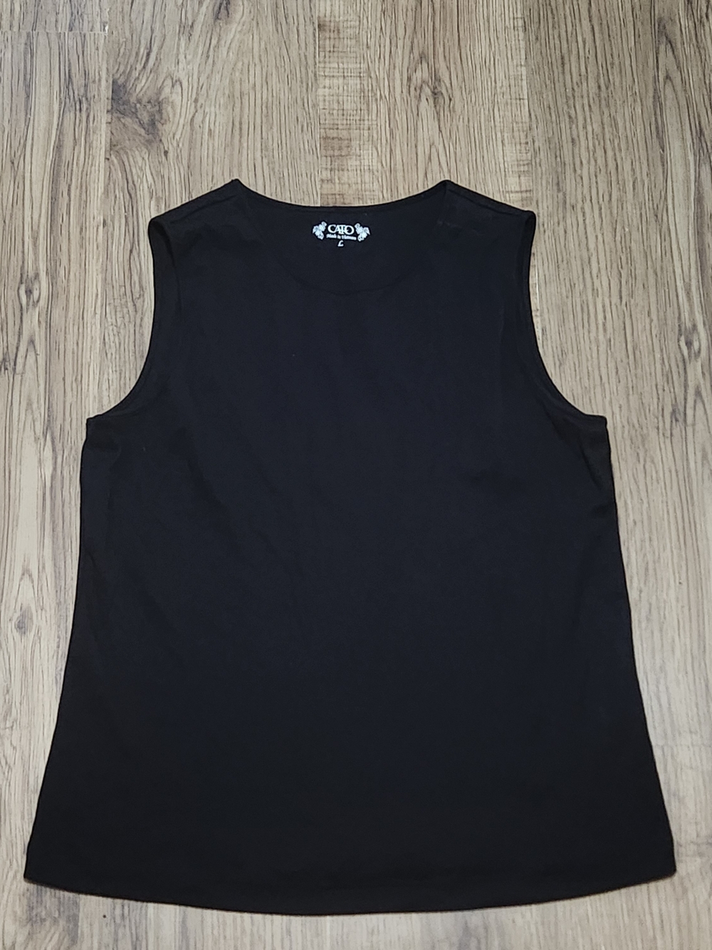 Cato Black Sleeveless Crewneck Top